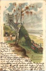 Loschwitz - Schwebebahn - Litho
