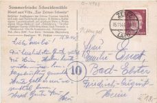 Zeitz - Sommerfrische Schneidemühle