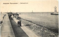 Ostseebad Warnemünde - Hafeneinfahrt