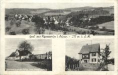 Gruss aus Rippenweier im Odenwald - Weinheim