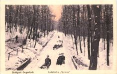 Stuttgart Degerloch - Rodelbahn Waldau