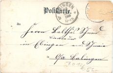 Gruss aus Fellbach - Litho