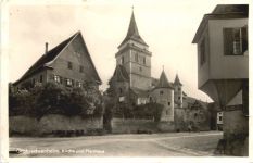 Grossachsenheim - Kirche und Pfarrhaus