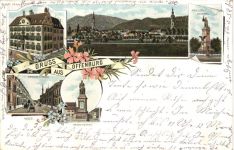 Gruss aus Offenburg - Litho