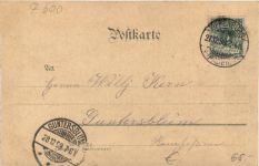Gruss aus Offenburg - Litho