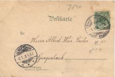 Gruss aus Thiengen - Litho