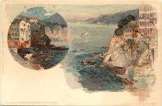 Camogli Künstler Ak Manuel Wielandt - Litho