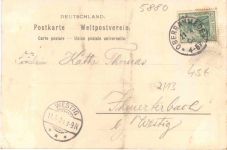 Gruss aus Oberrahmede i. W. - Restaurant Fr. Hüttebräucker - Litho - Lüdenscheid