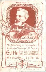 Nieder Saulheim - 80. Geburtstag der deutschen Turnerschaft F. Goetz 1906