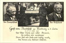 Marburg - Gruss vom Bachfest 1937 - 3. Reich