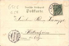 Gruss aus Alsheim bei Worms - Litho