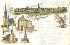 Gruss aus Armsheim - Litho