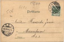Gruss aus Barmen - Litho - Vorläufer 1894
