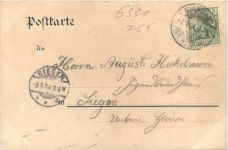 Gruss aus Hohensolms - Litho - Hohenahr