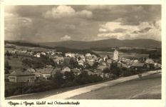 Regen im Bayer. Wald mit Ostmarkstrasse