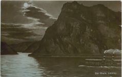 Loreley bei Mondschein - Cafe Hauser St. Goar