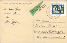 Weimar - Museum mit Karl August Platz