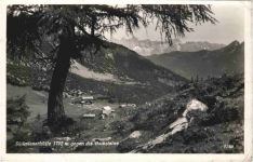 Südwienerhütte gegen die Dachsteine