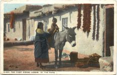 Indianer - The first riding lesson