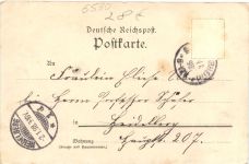 Gruss aus Bingen - Litho