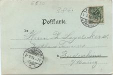 Gruss aus Rochusberg - Litho - Bingen