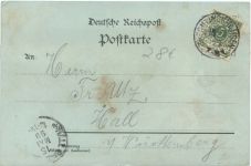 Gruss aus Bingen - Litho