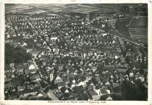Rüsselsheim am Main vom Flugzeug aus
