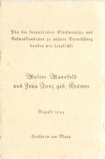 Hochheim am Main - Vermählung