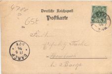 Gruss von der Bilsteinhöhle bei Warstein - Litho
