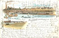 Gruss aus Hochfeld Duisburg - Litho