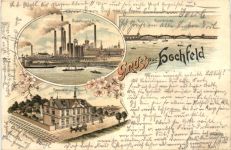 Gruss aus Hochfeld Duisburg - Litho