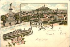 Gruss aus Siegburg - Litho