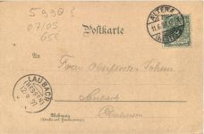 Gruss aus der Füelbecker Thalsperre - Lüdenscheid - Litho
