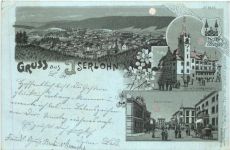 Gruss aus Iserlohn - Litho