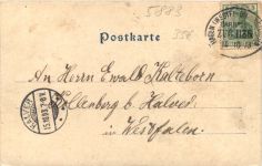 Gruss aus dem Vollme Thal bei Kierspe - Bahnhof