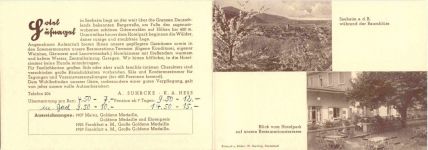 Seeheim - Hotel Hufnagel - Klappkarte