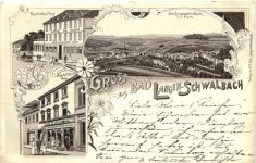 Gruss aus Bad Langen-Schwalbach - Litho