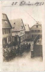 Besetzung von Lorch am Rhein