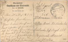 Oberwalluf im Rheingau - Gasthaus zur Eintracht