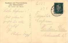 Lorch am Rhein - Gasthaus Zur Hüttenmühle