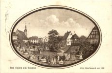 Bad Soden am Taunus - Alter Quellenpark um 1850