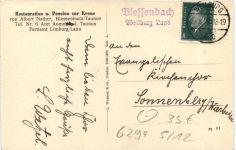 Blessenbach im Taunus - Restauration zur Krone