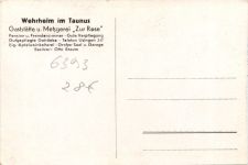 Wehrheim im Taunus - Gaststätte Zur Rose