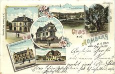 Gruss aus Homberg Ohm - Litho