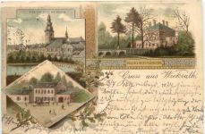 Gruss aus Wickrath - Litho