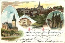 Gruss aus Goch - Litho