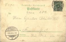 Gruss aus Werden Ruhr - Hotel Deutscher Kaiser - Litho