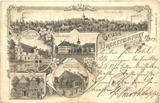 Gruss aus Drensteinfurt - Litho