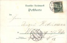 Gruss aus Münster in Westfalen - Litho