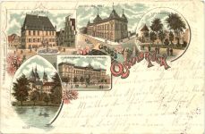 Gruss aus Osnabrück - Litho